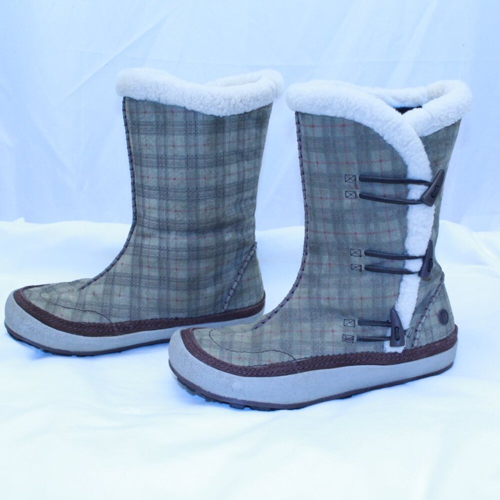 Merrell SZ 7.5 High Sage SPIRIT TIBET Thinsulate Polartec Shearling Boots J20048 - Picture 3 of 16